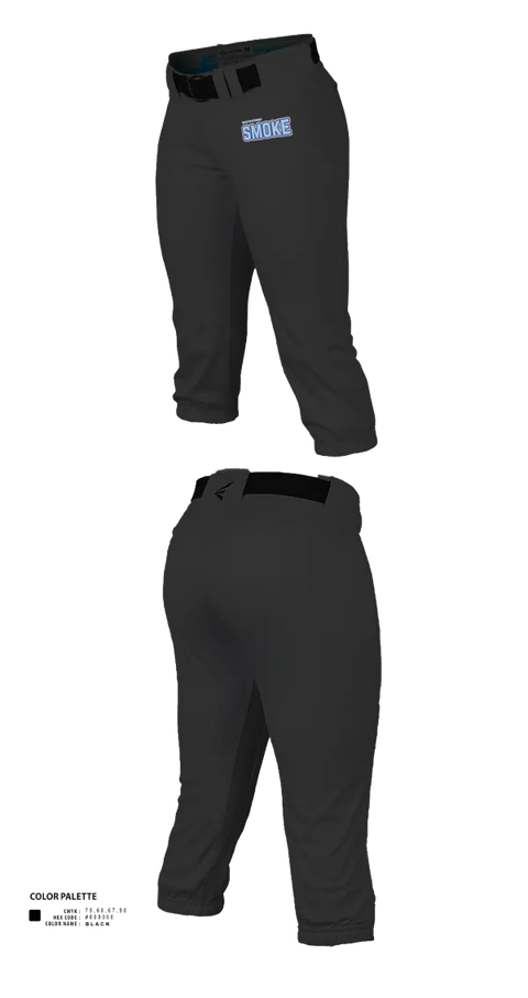 Softball Pants, South Spartanburg Smoke, Softball, Teamtime, Team time, sublimation, custom sports apparel, team uniforms, spirit wear, spiritwear, sports uniforms, custom shirts, team store, custom team store, fundraiser sports, apparel fundraiser
