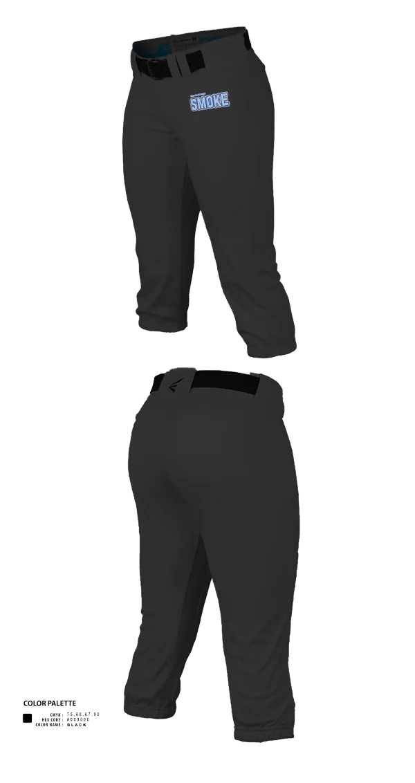Softball Pants, South Spartanburg Smoke, Softball, Teamtime, Team time, sublimation, custom sports apparel, team uniforms, spirit wear, spiritwear, sports uniforms, custom shirts, team store, custom team store, fundraiser sports, apparel fundraiser
