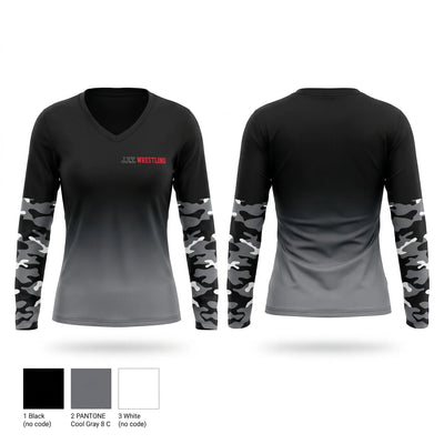 J.E.T. Women's Long Sleeve V-neck Shirt - 1