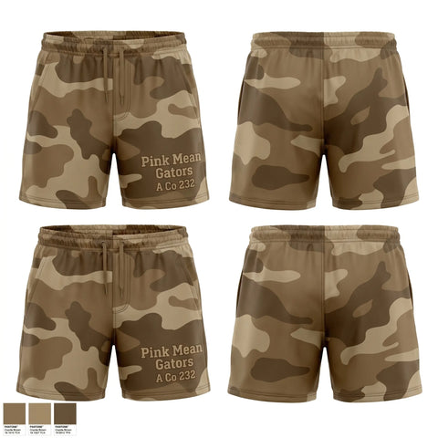 Athletic Shorts With Pockets, A. Co 232, Army, Teamtime, Team time, sublimation, custom sports apparel, team uniforms, spirit wear, spiritwear, sports uniforms, custom shirts, team store, custom team store, fundraiser sports, apparel fundraiser