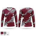 Tribe Women's Long Sleeve V-neck Shirt - 1