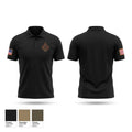 435th CTS 94227639 Short Sleeve Performance Polo - 1