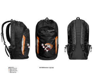 Gear Bag, BCAT Tigers, Men's Basketball, Teamtime, Team time, sublimation, custom sports apparel, team uniforms, spirit wear, spiritwear, sports uniforms, custom shirts, team store, custom team store, fundraiser sports, apparel fundraiser