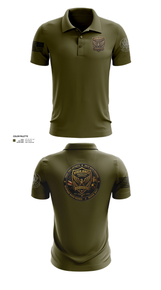 Short Sleeve Performance Polo, Vigilance Protection Services, , Teamtime, Team time, sublimation, custom sports apparel, team uniforms, spirit wear, spiritwear, sports uniforms, custom shirts, team store, custom team store, fundraiser sports, apparel fundraiser