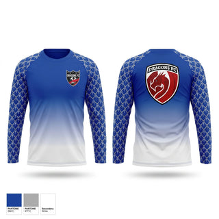 Long Sleeve Performance Shirt, Dragons FC, Men's Soccer, Teamtime, Team time, sublimation, custom sports apparel, team uniforms, spirit wear, spiritwear, sports uniforms, custom shirts, team store, custom team store, fundraiser sports, apparel fundraiser