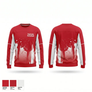 Crew Neck Sweatshirt, legends baseball, Baseball, Teamtime, Team time, sublimation, custom sports apparel, team uniforms, spirit wear, spiritwear, sports uniforms, custom shirts, team store, custom team store, fundraiser sports, apparel fundraiser