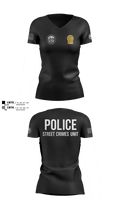 STREET CRIMES 66596550 Women's Short Sleeve V-neck Shirt - 107