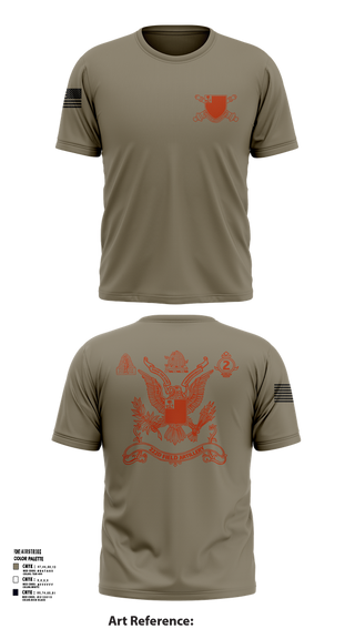 Short Sleeve Performance Shirt, 2nd Battalion 222nd Field Artillery, , Teamtime, Team time, sublimation, custom sports apparel, team uniforms, spirit wear, spiritwear, sports uniforms, custom shirts, team store, custom team store, fundraiser sports, apparel fundraiser