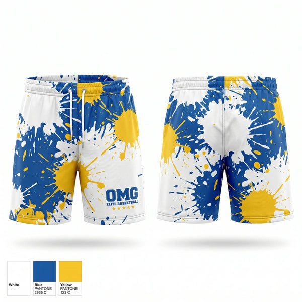 Athletic Shorts With Pockets, OMG ELITE, Men's Basketball, Teamtime, Team time, sublimation, custom sports apparel, team uniforms, spirit wear, spiritwear, sports uniforms, custom shirts, team store, custom team store, fundraiser sports, apparel fundraiser