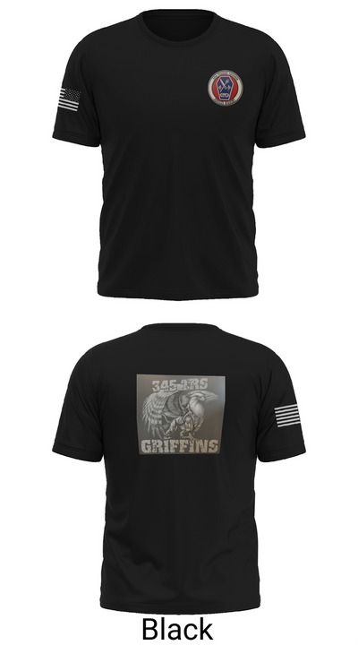345th TRS 44562231 Short Sleeve Performance Shirt - 36