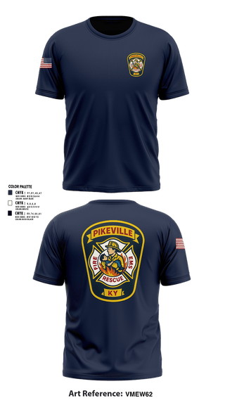 Short Sleeve Performance Shirt, PFD, Fire Department, Teamtime, Team time, sublimation, custom sports apparel, team uniforms, spirit wear, spiritwear, sports uniforms, custom shirts, team store, custom team store, fundraiser sports, apparel fundraiser