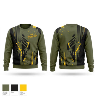 Crew Neck Sweatshirt, Fort Benning Lady Yellowjackets, Women's Basketball, Teamtime, Team time, sublimation, custom sports apparel, team uniforms, spirit wear, spiritwear, sports uniforms, custom shirts, team store, custom team store, fundraiser sports, apparel fundraiser
