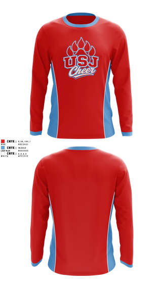 Long Sleeve Performance Shirt, USJ Bruins, Spirit Store, Teamtime, Team time, sublimation, custom sports apparel, team uniforms, spirit wear, spiritwear, sports uniforms, custom shirts, team store, custom team store, fundraiser sports, apparel fundraiser
