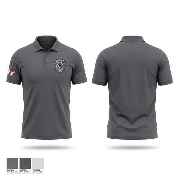 Short Sleeve Performance Polo, S.W.A.T., Police, Teamtime, Team time, sublimation, custom sports apparel, team uniforms, spirit wear, spiritwear, sports uniforms, custom shirts, team store, custom team store, fundraiser sports, apparel fundraiser