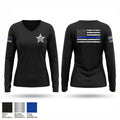 Shelburn Police Department 19720430 Women's Long Sleeve V-neck Shirt - 1