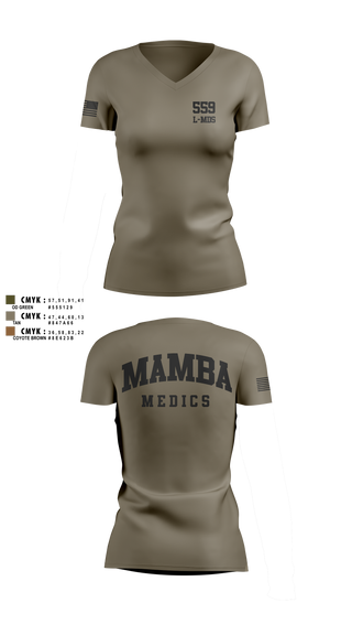Womens Short Sleeve Vneck Shirt, 559 L-MDS, Air Force, Teamtime, Team time, sublimation, custom sports apparel, team uniforms, spirit wear, spiritwear, sports uniforms, custom shirts, team store, custom team store, fundraiser sports, apparel fundraiser