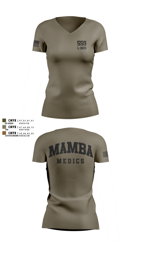 Womens Short Sleeve Vneck Shirt, 559 L-MDS, Air Force, Teamtime, Team time, sublimation, custom sports apparel, team uniforms, spirit wear, spiritwear, sports uniforms, custom shirts, team store, custom team store, fundraiser sports, apparel fundraiser