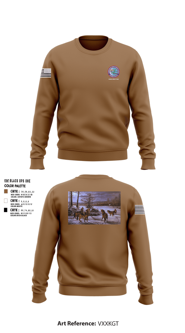 Crew Neck Sweatshirt, CNSG WEST PAC, , Teamtime, Team time, sublimation, custom sports apparel, team uniforms, spirit wear, spiritwear, sports uniforms, custom shirts, team store, custom team store, fundraiser sports, apparel fundraiser
