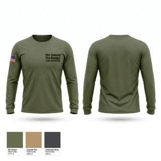 Long Sleeve Performance Shirt, Pike Township Fire Marshal - Arson & Explosion Unit, Fire Department, Teamtime, Team time, sublimation, custom sports apparel, team uniforms, spirit wear, spiritwear, sports uniforms, custom shirts, team store, custom team store, fundraiser sports, apparel fundraiser