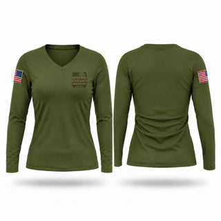 Womens Long Sleeve Vneck Shirt, Transport, Police, Teamtime, Team time, sublimation, custom sports apparel, team uniforms, spirit wear, spiritwear, sports uniforms, custom shirts, team store, custom team store, fundraiser sports, apparel fundraiser