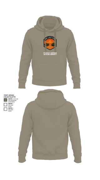 Hoodie, 4th Assault Amphibian Battalion, Company B, , Teamtime, Team time, sublimation, custom sports apparel, team uniforms, spirit wear, spiritwear, sports uniforms, custom shirts, team store, custom team store, fundraiser sports, apparel fundraiser