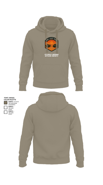 4th Assault Amphibian Battalion, Company B 82284637 Hoodie - 71