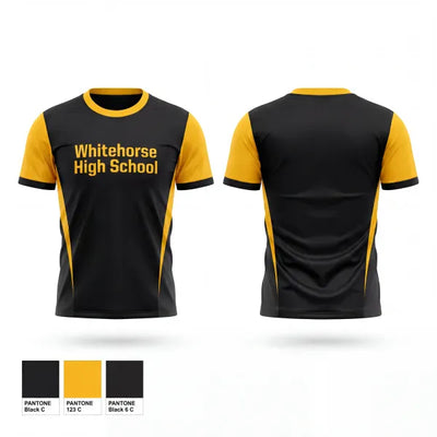 Whitehorse High school 28755927 Old School Cotton Feel Shirt - 1