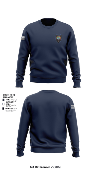 Crew Neck Sweatshirt, Gorham Police Department, Police, Teamtime, Team time, sublimation, custom sports apparel, team uniforms, spirit wear, spiritwear, sports uniforms, custom shirts, team store, custom team store, fundraiser sports, apparel fundraiser