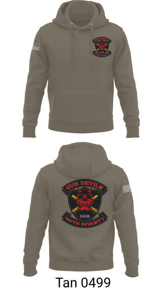Hoodie, HHB 40th DIVARTY, Army, Teamtime, Team time, sublimation, custom sports apparel, team uniforms, spirit wear, spiritwear, sports uniforms, custom shirts, team store, custom team store, fundraiser sports, apparel fundraiser