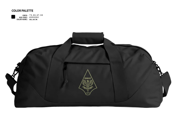 Duffle Bag, Roanoke SWAT, Police, Teamtime, Team time, sublimation, custom sports apparel, team uniforms, spirit wear, spiritwear, sports uniforms, custom shirts, team store, custom team store, fundraiser sports, apparel fundraiser