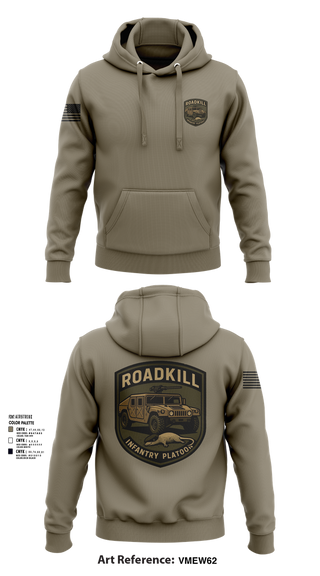 Hoodie, ROADKILL, , Teamtime, Team time, sublimation, custom sports apparel, team uniforms, spirit wear, spiritwear, sports uniforms, custom shirts, team store, custom team store, fundraiser sports, apparel fundraiser
