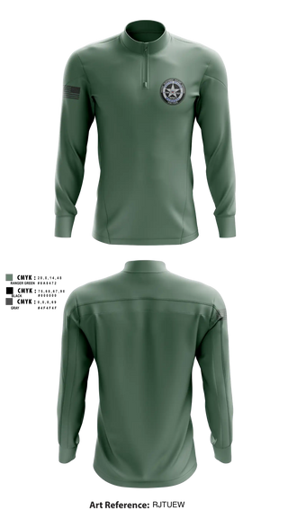 Quarter Zip Jacket, US Marshals PNVOTF, Police, Teamtime, Team time, sublimation, custom sports apparel, team uniforms, spirit wear, spiritwear, sports uniforms, custom shirts, team store, custom team store, fundraiser sports, apparel fundraiser