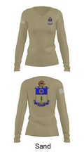 C co. 4/21 Nightfighters 39562086 Women's Long Sleeve V-neck Shirt - 97