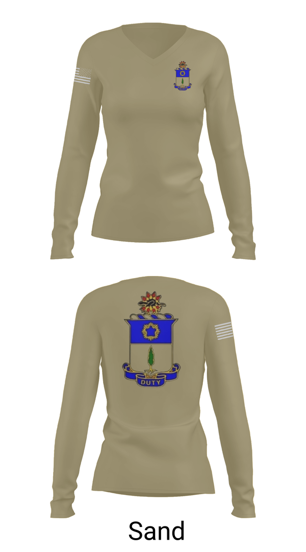 Womens Long Sleeve Vneck Shirt, C co. 4/21 Nightfighters, , Teamtime, Team time, sublimation, custom sports apparel, team uniforms, spirit wear, spiritwear, sports uniforms, custom shirts, team store, custom team store, fundraiser sports, apparel fundraiser