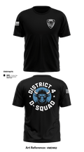 District 4 D Squad 61393685 Short Sleeve Performance Shirt - 15