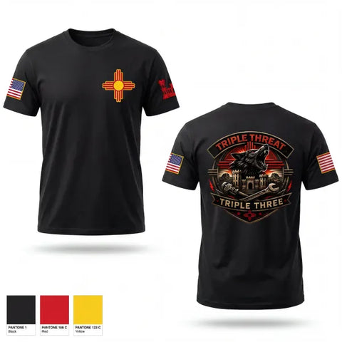 Old School Cotton Feel Shirt, 333rd Engineer Detachment, Army, Teamtime, Team time, sublimation, custom sports apparel, team uniforms, spirit wear, spiritwear, sports uniforms, custom shirts, team store, custom team store, fundraiser sports, apparel fundraiser
