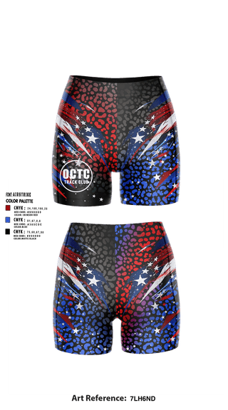 Womens Compression Shorts, Olympic City Track Club, Track & Field, Teamtime, Team time, sublimation, custom sports apparel, team uniforms, spirit wear, spiritwear, sports uniforms, custom shirts, team store, custom team store, fundraiser sports, apparel fundraiser