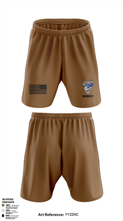 NAVSTA MAYPORT SECURITY 9551014 Athletic Shorts With Pockets - 1