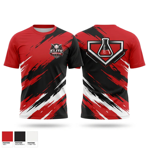 Short Sleeve Performance Shirt, Elite Swing Lab, Baseball, Teamtime, Team time, sublimation, custom sports apparel, team uniforms, spirit wear, spiritwear, sports uniforms, custom shirts, team store, custom team store, fundraiser sports, apparel fundraiser