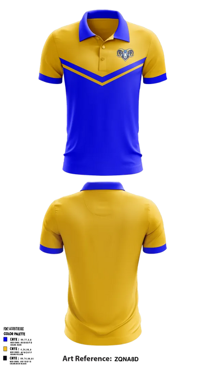 Memphis Rams 44971969 Short Sleeve Performance Polo - 3