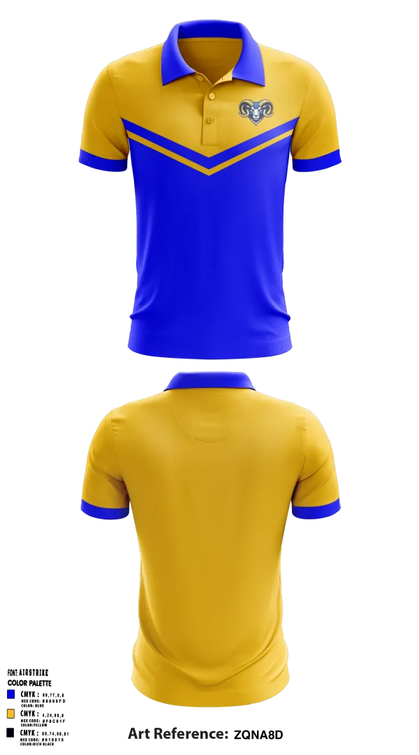 Short Sleeve Performance Polo, Memphis Rams, , Teamtime, Team time, sublimation, custom sports apparel, team uniforms, spirit wear, spiritwear, sports uniforms, custom shirts, team store, custom team store, fundraiser sports, apparel fundraiser