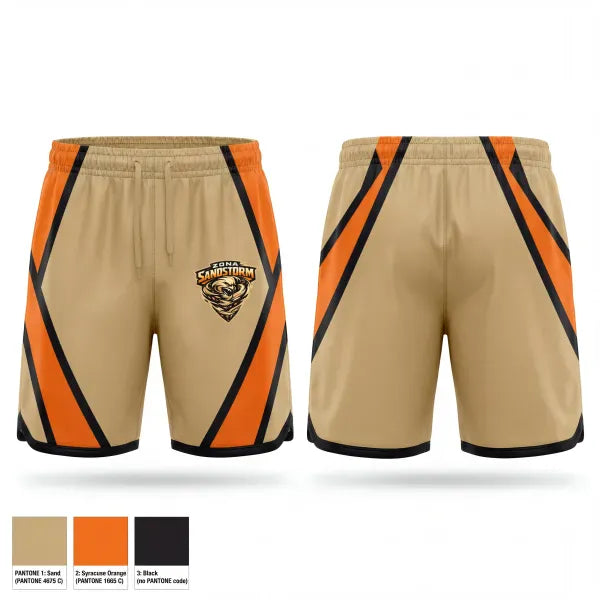 Athletic Shorts With Pockets, Zona Sandstorm, Men's Basketball, Teamtime, Team time, sublimation, custom sports apparel, team uniforms, spirit wear, spiritwear, sports uniforms, custom shirts, team store, custom team store, fundraiser sports, apparel fundraiser