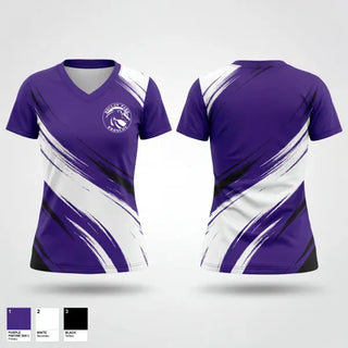 Womens Short Sleeve Vneck Shirt, Boulan Park Broncos, Track & Field, Teamtime, Team time, sublimation, custom sports apparel, team uniforms, spirit wear, spiritwear, sports uniforms, custom shirts, team store, custom team store, fundraiser sports, apparel fundraiser