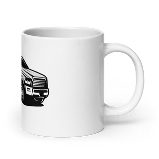 EJ TOWING AND RECOVERY 5748592 White Glossy Mug - Medium