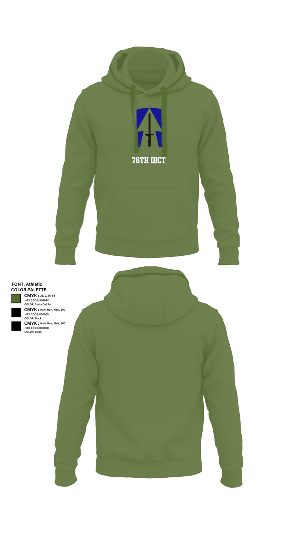 Hoodie, 76th IBCT, , Teamtime, Team time, sublimation, custom sports apparel, team uniforms, spirit wear, spiritwear, sports uniforms, custom shirts, team store, custom team store, fundraiser sports, apparel fundraiser