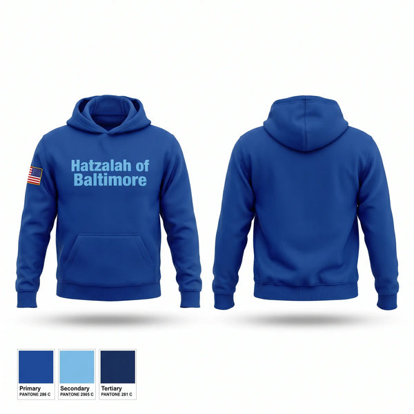 Hoodie, Hatzalah of Baltimore, EMS/EMT, Teamtime, Team time, sublimation, custom sports apparel, team uniforms, spirit wear, spiritwear, sports uniforms, custom shirts, team store, custom team store, fundraiser sports, apparel fundraiser