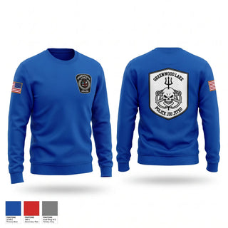 Crew Neck Sweatshirt, Greenwood Lake Police, Police, Teamtime, Team time, sublimation, custom sports apparel, team uniforms, spirit wear, spiritwear, sports uniforms, custom shirts, team store, custom team store, fundraiser sports, apparel fundraiser