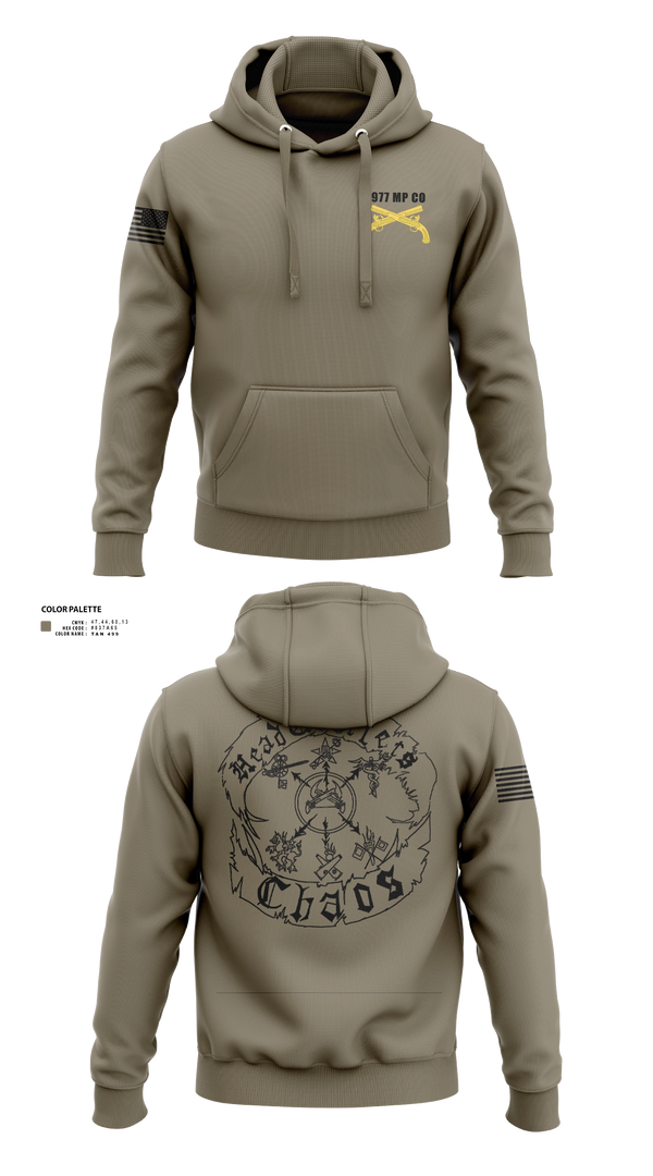 Hoodie, 977 HQ, Army, Teamtime, Team time, sublimation, custom sports apparel, team uniforms, spirit wear, spiritwear, sports uniforms, custom shirts, team store, custom team store, fundraiser sports, apparel fundraiser