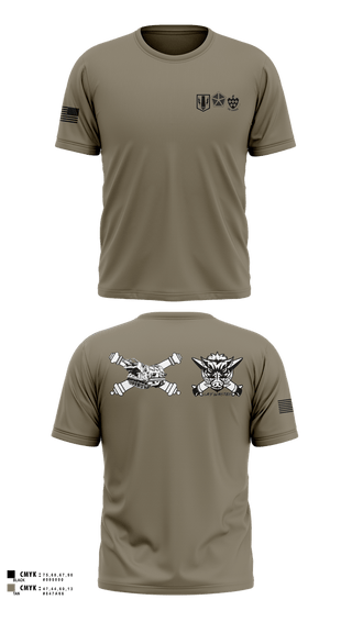 Short Sleeve Performance Shirt, Boar Battery 1-77 FAR, Army, Teamtime, Team time, sublimation, custom sports apparel, team uniforms, spirit wear, spiritwear, sports uniforms, custom shirts, team store, custom team store, fundraiser sports, apparel fundraiser