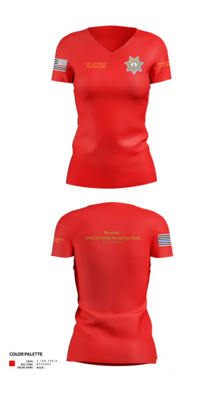 Womens Short Sleeve Vneck Shirt, Stafford County Fire Marshal's Office, Police, Teamtime, Team time, sublimation, custom sports apparel, team uniforms, spirit wear, spiritwear, sports uniforms, custom shirts, team store, custom team store, fundraiser sports, apparel fundraiser